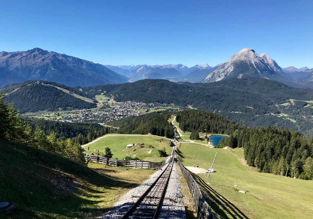 Mit der Rosshütte - Bergbahn hast du den schönsten Blick auf Seefeld