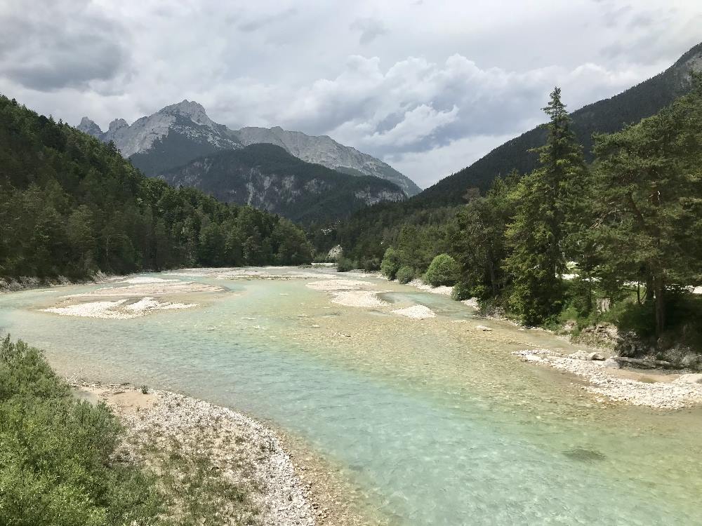 Beim Isarbrücke hast du diesen tollen Blick über die Isar