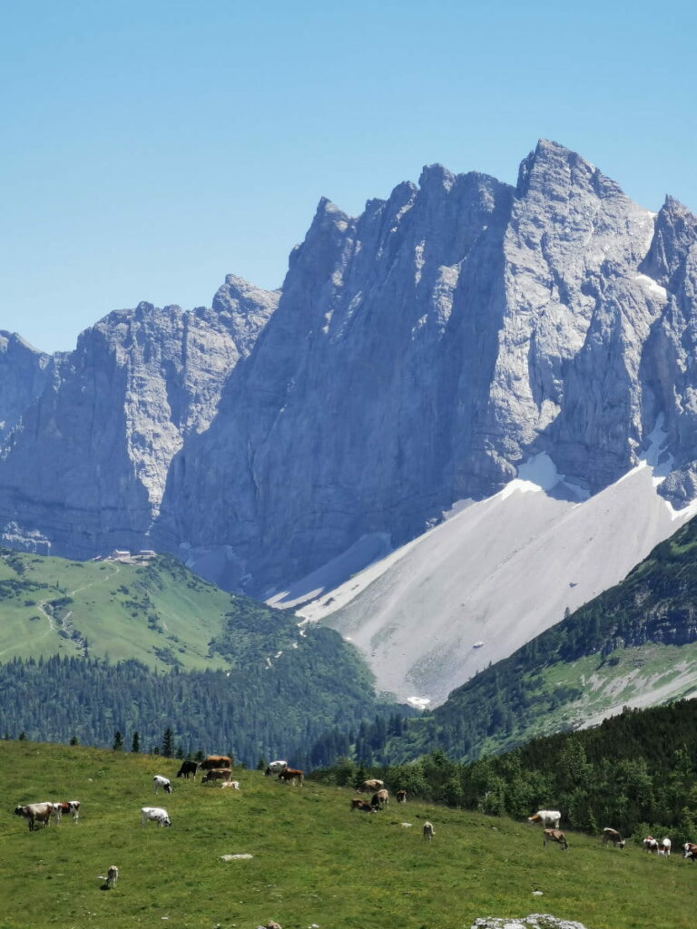 Imposante steinerne Riesen - charakteristisch für das Karwendel